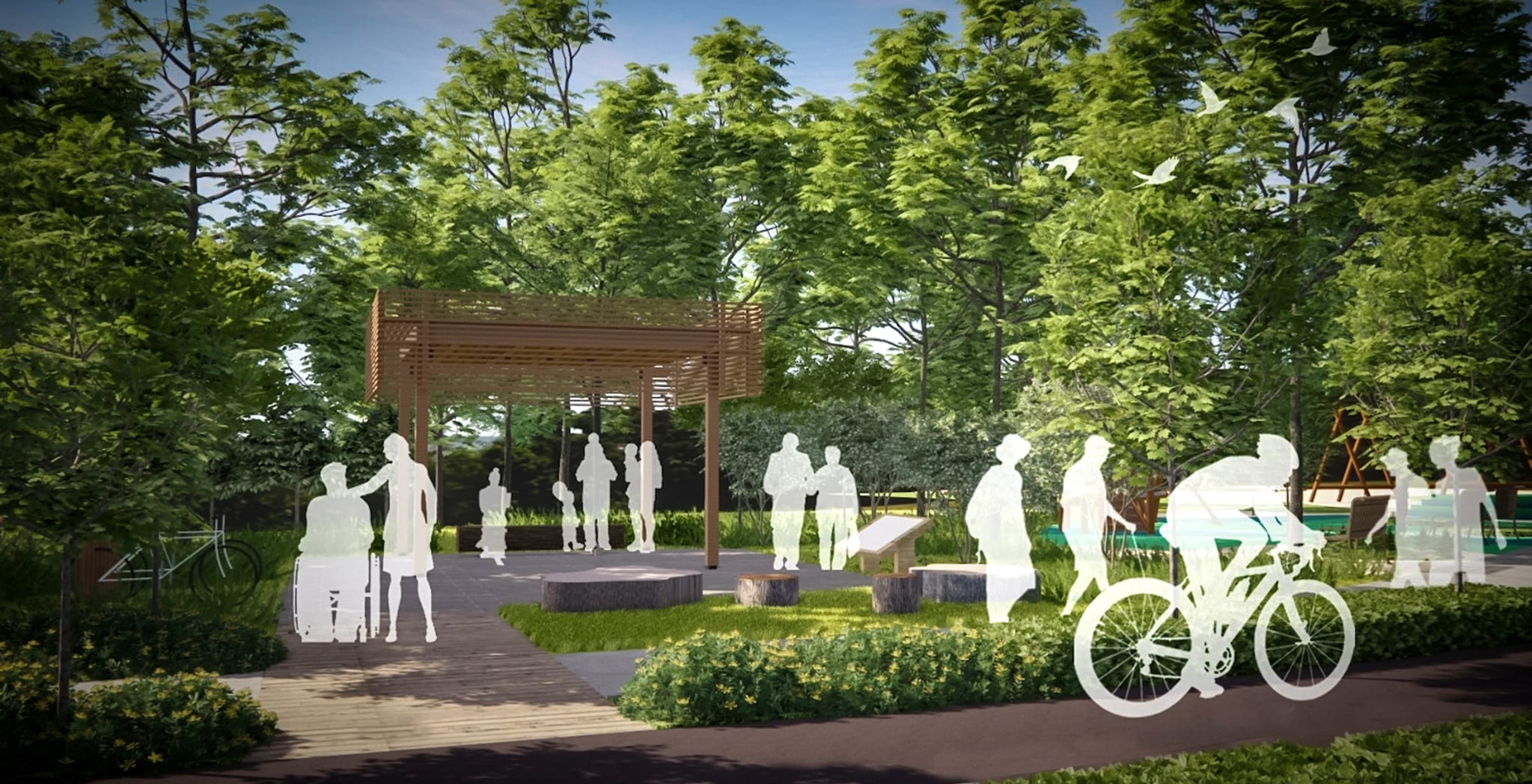 Conceptual render of future park